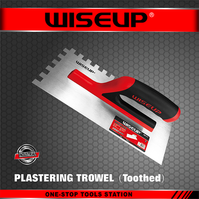 PLASTERING TROWEL（Plastic handle with teeth）