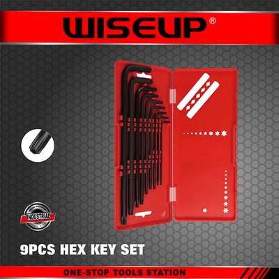9PCS HEX KEY SET（STAR SHORT）
