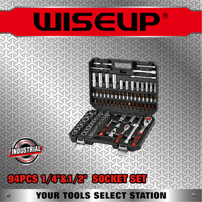 94PCS 1/4"&1/2" &nbsp;SOCKET SET