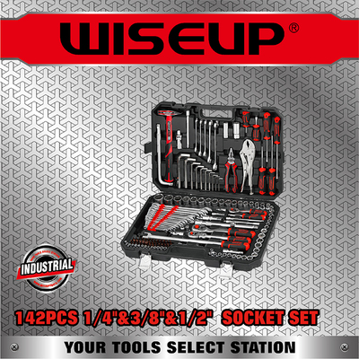142PCS 1/4"3/8"&1/2" &nbsp;SOCKET SET