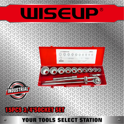 15PCS 3/4"SOCKET SET