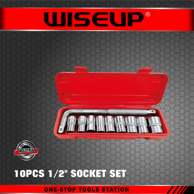 10PCS 1/2" SOCKET SET