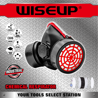 CHEMICAL RESPIRATOR/DOUBLE