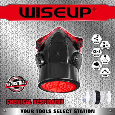CHEMICAL RESPIRATOR/SINGLE