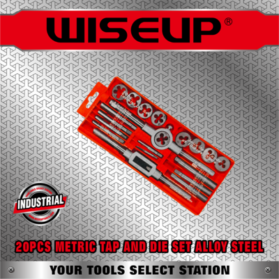 20PCS METRIC TAP AND DIE SET ALLOY STEEL