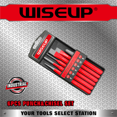 6PCS PUNCH&CHISEL SET