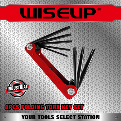 8PCS FOLDING TORX KEY SET