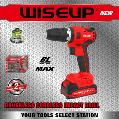 BRUSHLESS CORDLESS IMPACT DRILL10MM