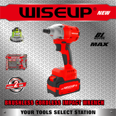 BRUSHLESS CORDLESS IMPACT WRENCH300N.m